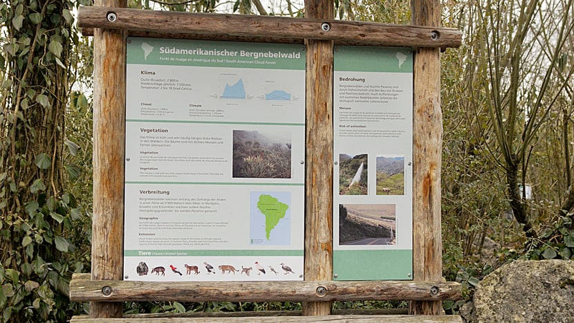 Spendenobjekt Pantanal Voliere Lebensraumtafel