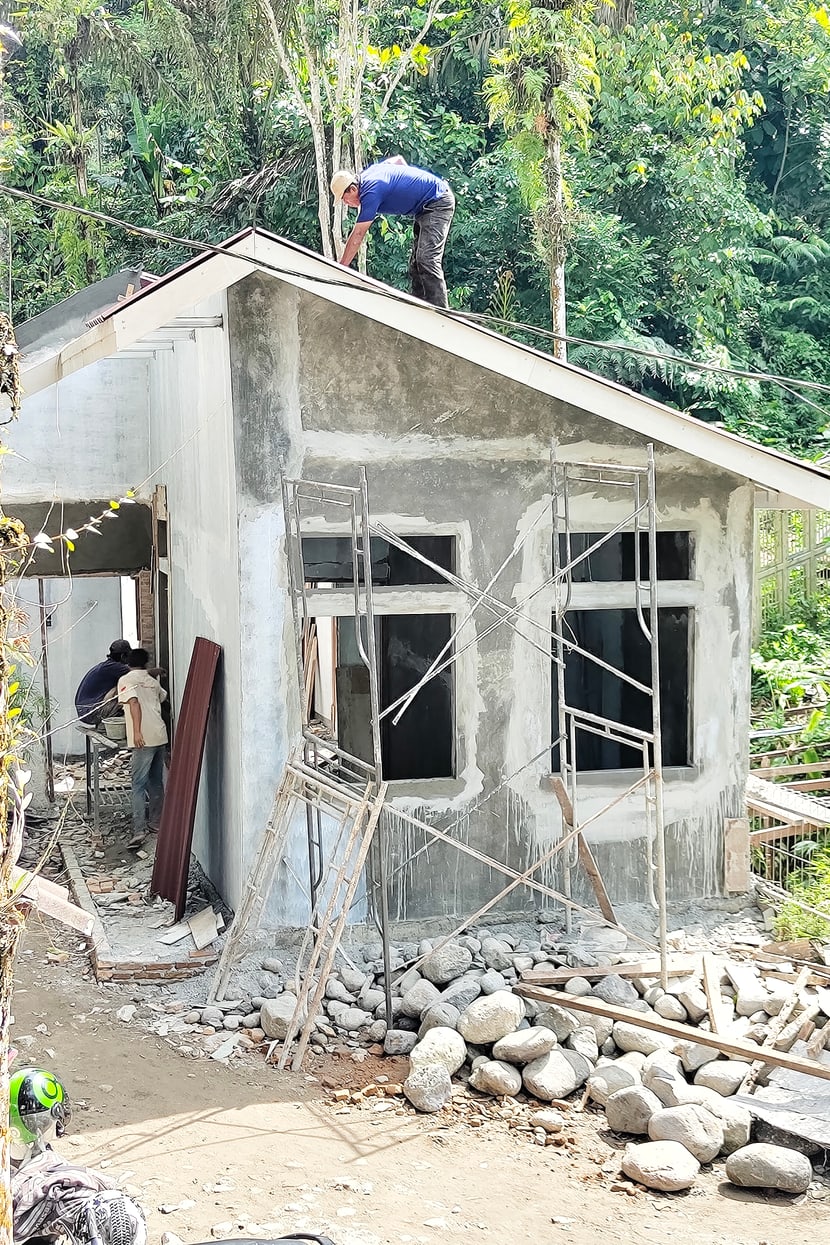 Wiederaufbau der Auffang- und Pflegestation für Orang-Utans der Stiftung PanEco auf Sumatra