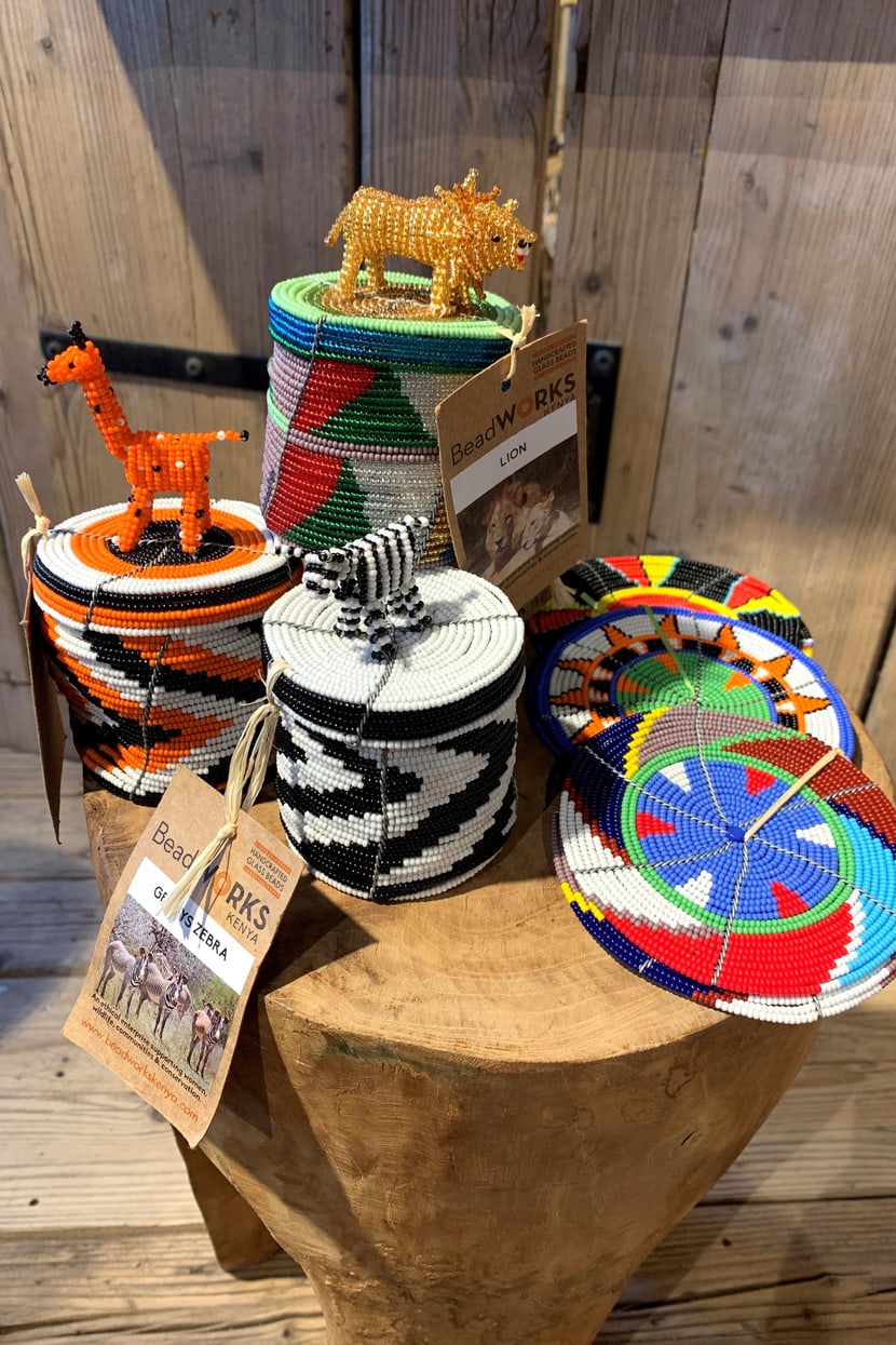 Beadworks-Produkte im Zooshop des Zoo Zürich.