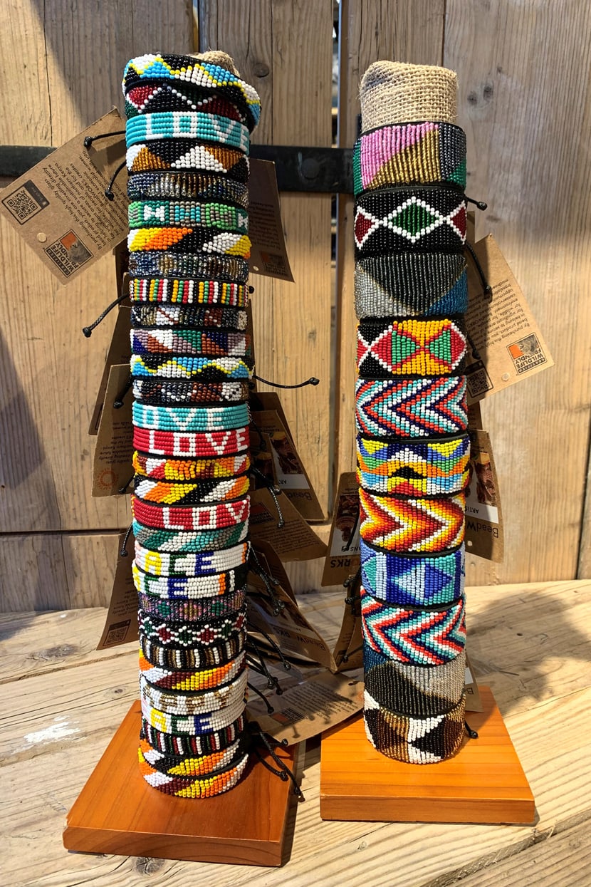 Beadworks-Produkte im Zooshop des Zoo Zürich.