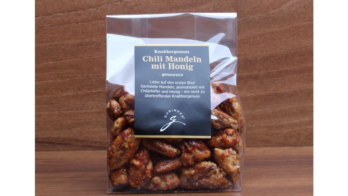 Gurinder Chili Mandeln mit Honig 140 g | Zoo Zürich